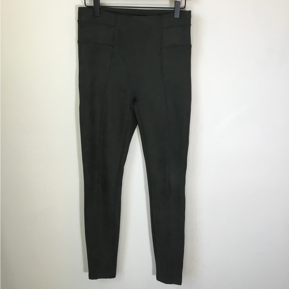 SPANX Pants - Spanx‎ Faux Suede Olive Green Leggings Pant